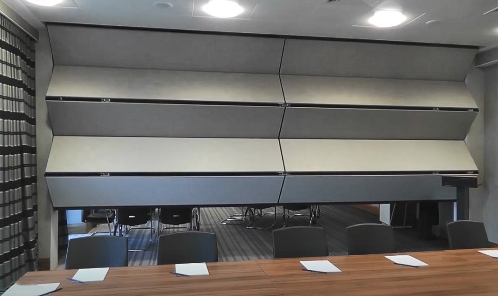 Vertical Folding Acoustic Partition Walls