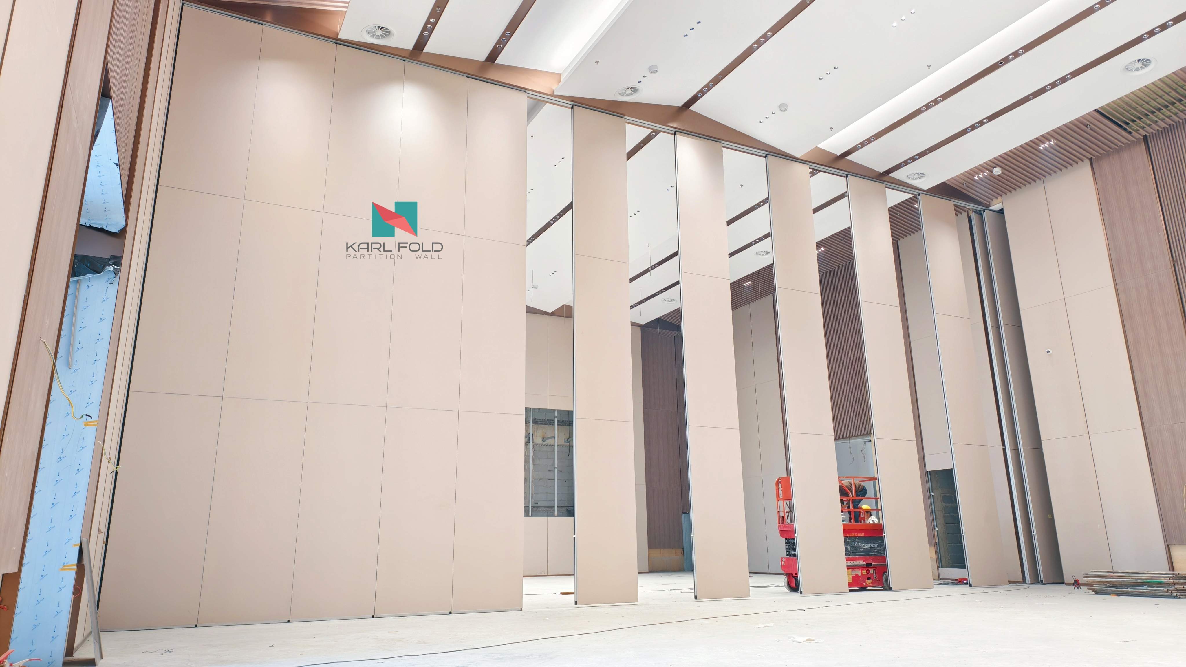 Fully Automatic Operable Partition for Banquet Hall, Qingdao Biomedical Health Industrial Park