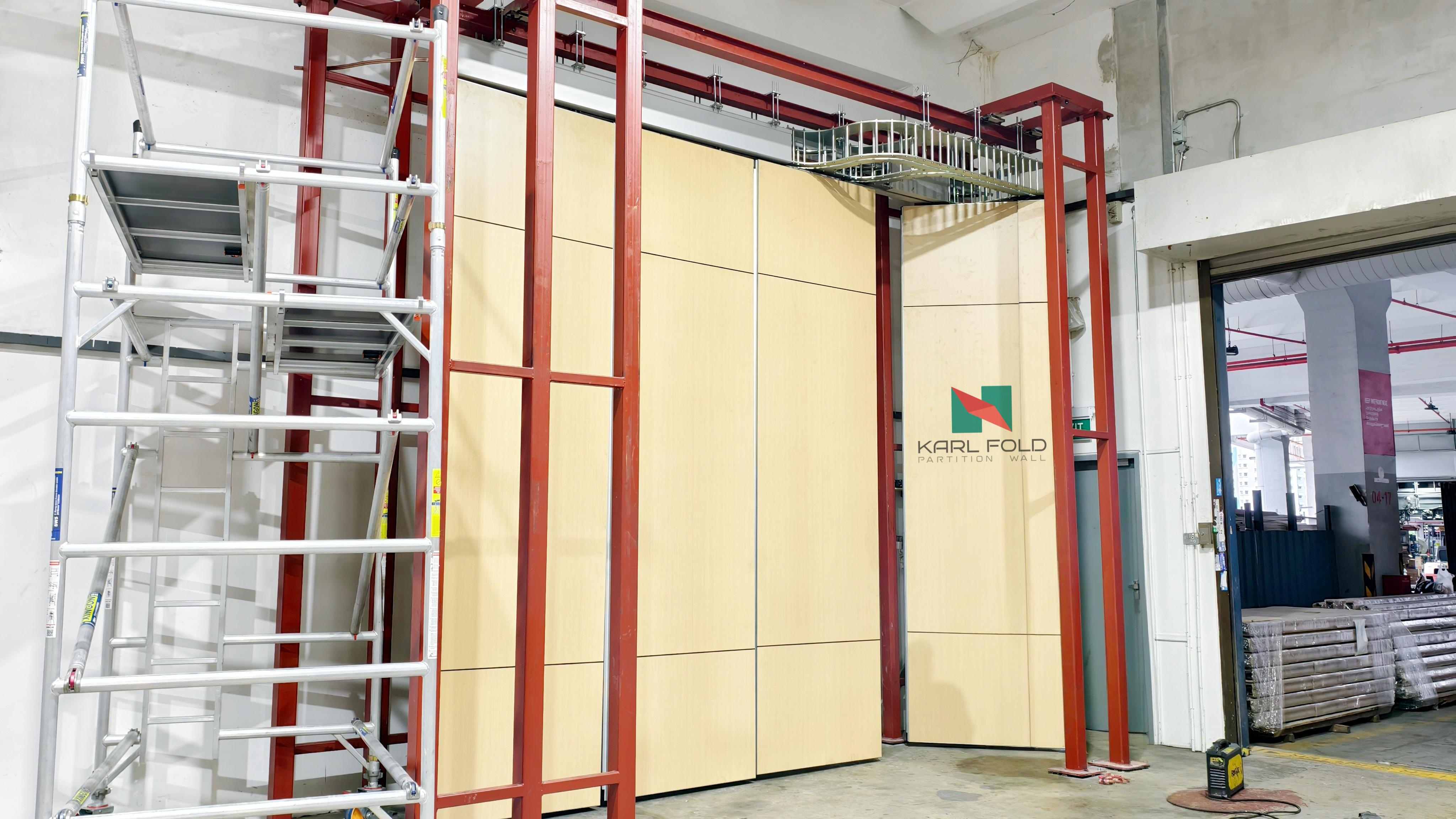 Smart Fully Automatic Acoustic Movable Partition Walls for Singapore Project